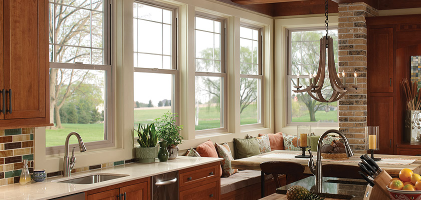 Montecito Series vinyl single hung windows